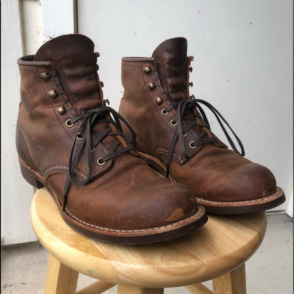 Red Wing Blacksmiths in Copper Rough & Tough